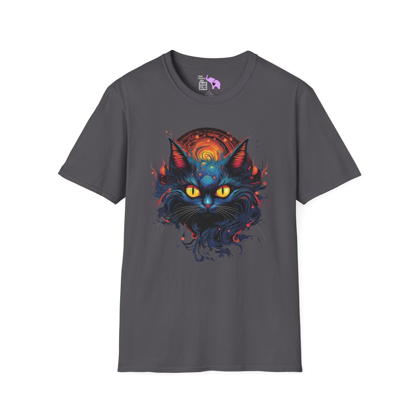 Creepy Black Cats 12 Adult T-shirt