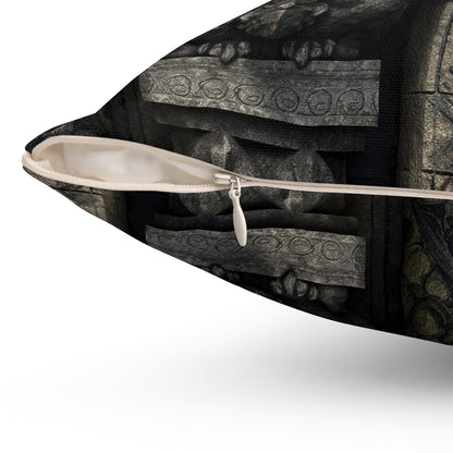 Guardians of the Spire Throw Pillow