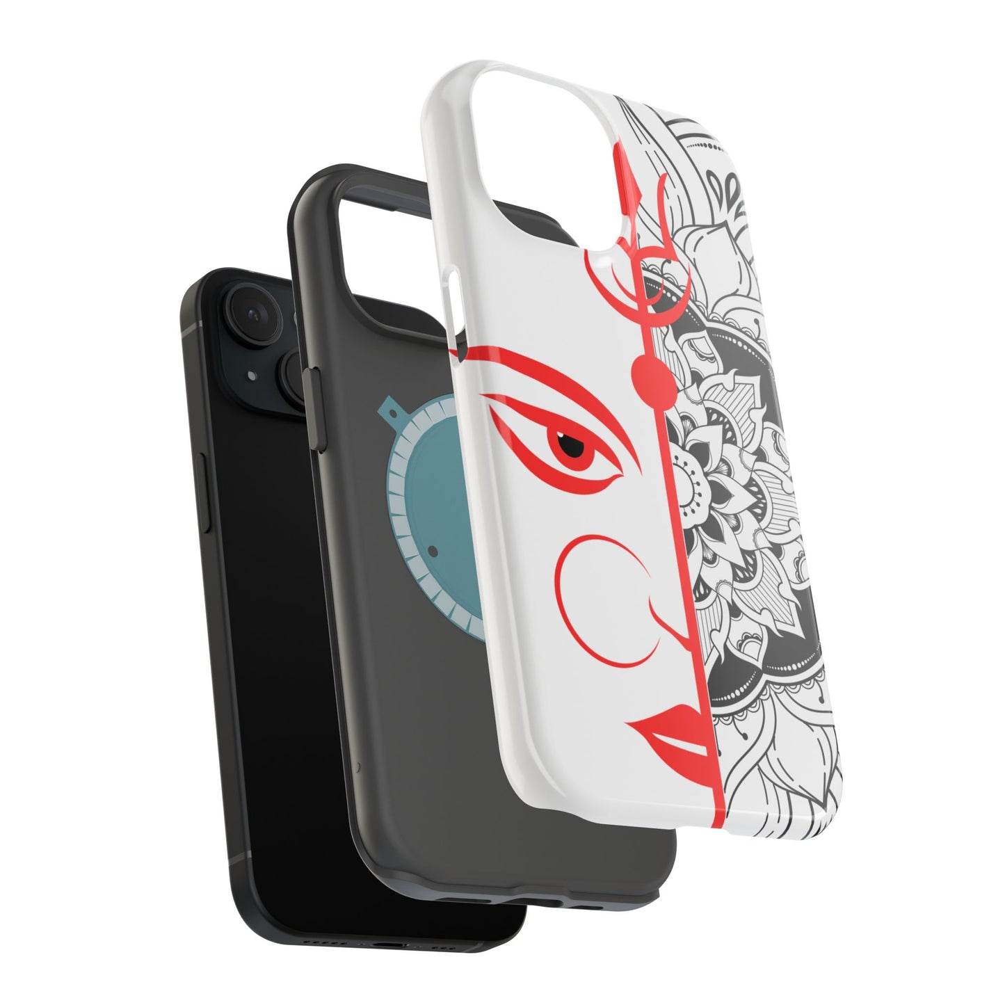 Goddess Durga Mata w/Manala MagSafe® Compatible Tough Case for iPhone
