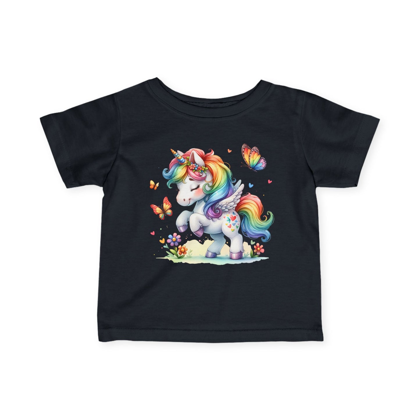 Rainbow Unicorn Infant Soft T-Shirt