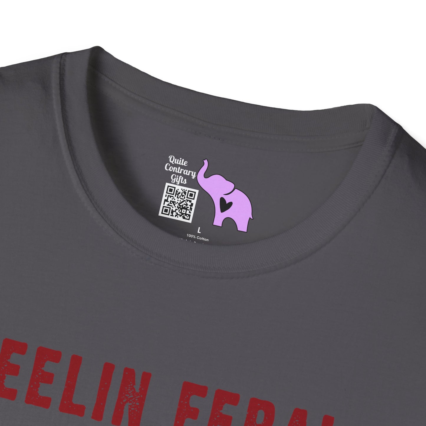 Feelin Feral (Racoon) Adult T-shirt