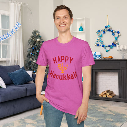 Happy Hanukkah Adult T-shirt