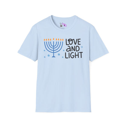 Hanukkah Love & Light 2 Adult T-shirt