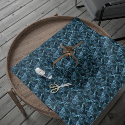 Midnight Sheer & Lace Wrapping Paper