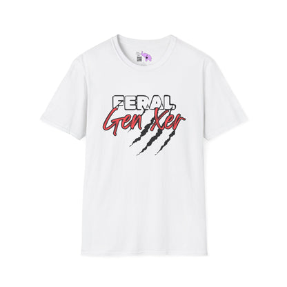 Feral GenXer w/Claws Adult T-Shirt
