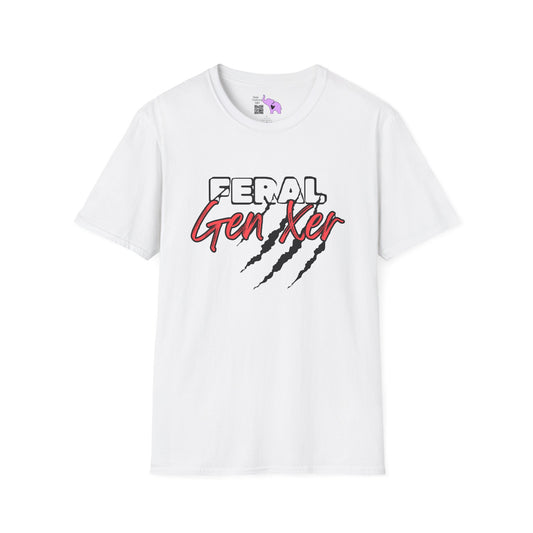 Feral GenXer w/Claws Adult T-Shirt