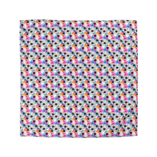 Watercolor Daisy Dream Microfiber Duvet Cover