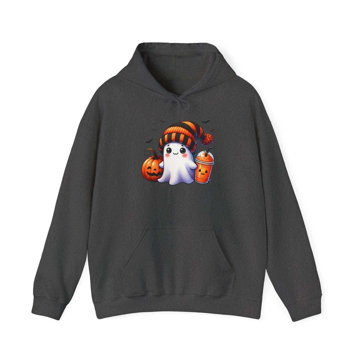 Cute Ghost and Pumpkins Heavy Blend™ Hooded Sweatshirt