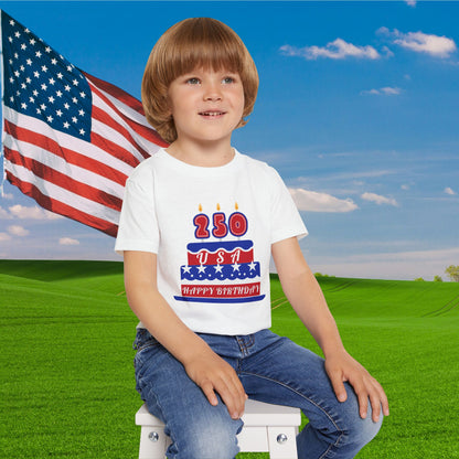 Happy Birthday USA Heavy Cotton™ Toddler T-shirt