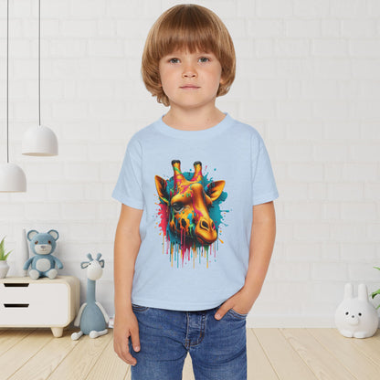 Colorful Giraffe Heavy Cotton™ Toddler T-shirt