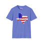 Texas American Tie Dye Flag Adult T-shirt