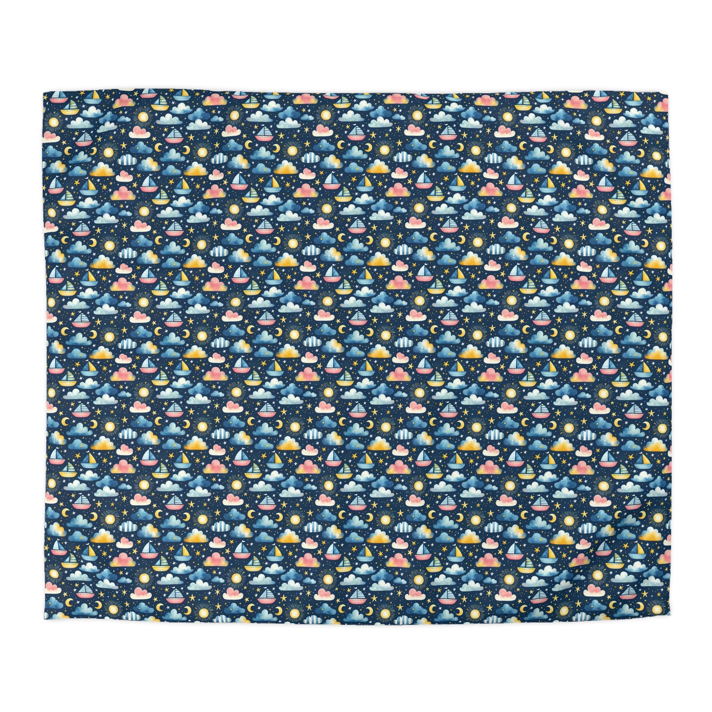 Night Sail Dreams Microfiber Duvet Cover