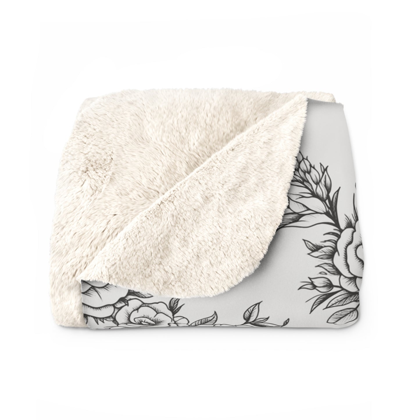 Midnight Rose Sketch Basic Bedding Set