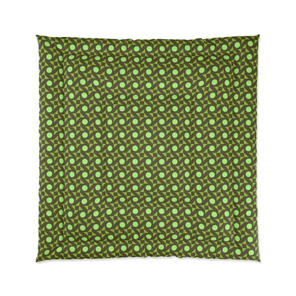 Pistachio Pinwheels Basic Bedding Set