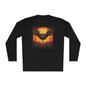 Creepy Bats Over Moon 4 Adult Long Sleeve Tee