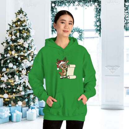 Reindeer Claus Adult Heavy Blend™ Hoodie