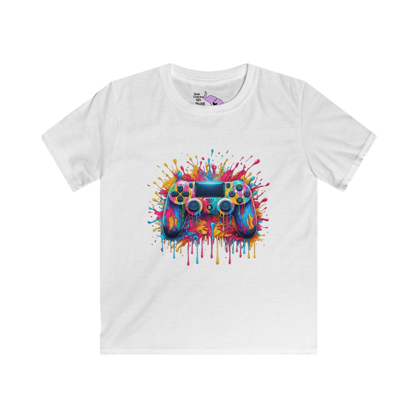 Colorful Game Control Youth Softstyle Tee