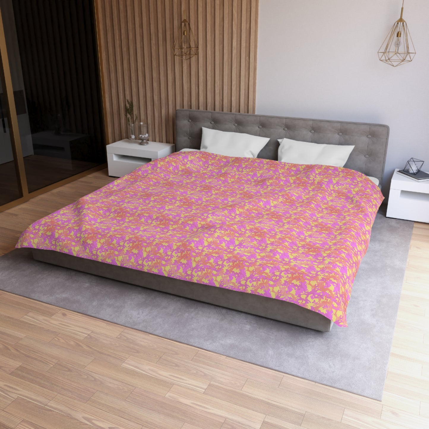 Sunset Sorbet Camo Duvet Bedding Set