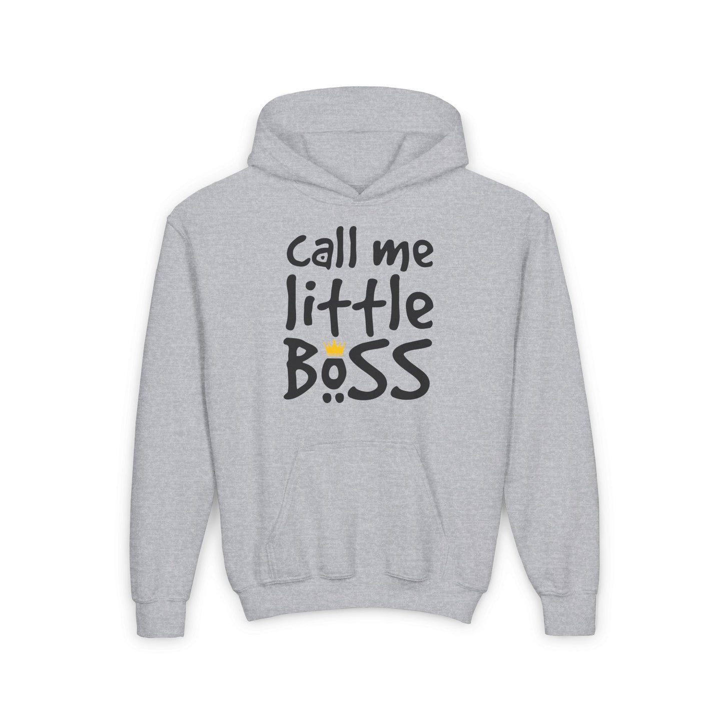 Call Me Little Boss Youth Heavy Blend Hoodie
