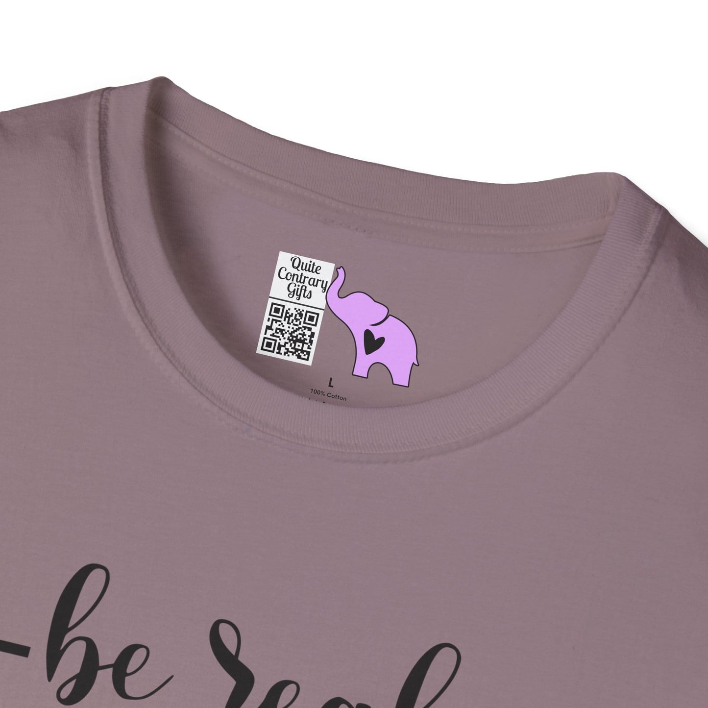 Be Real Not Perfect Adult T-shirt