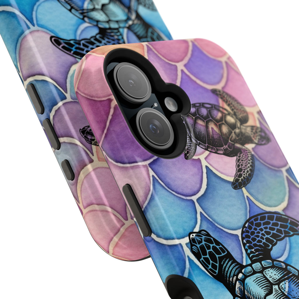Sea Turtle Silhouette MagSafe® Compatible Tough Case for iPhone