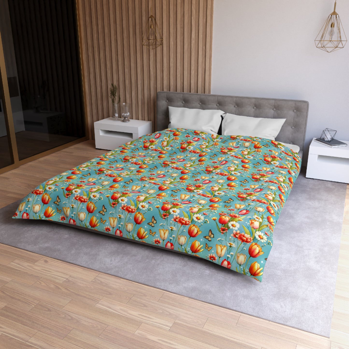 Butterfly Bloom Duvet Bedding Set