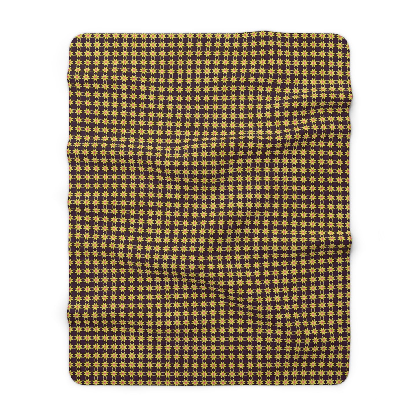 Golden Radiance Sherpa Fleece Blanket