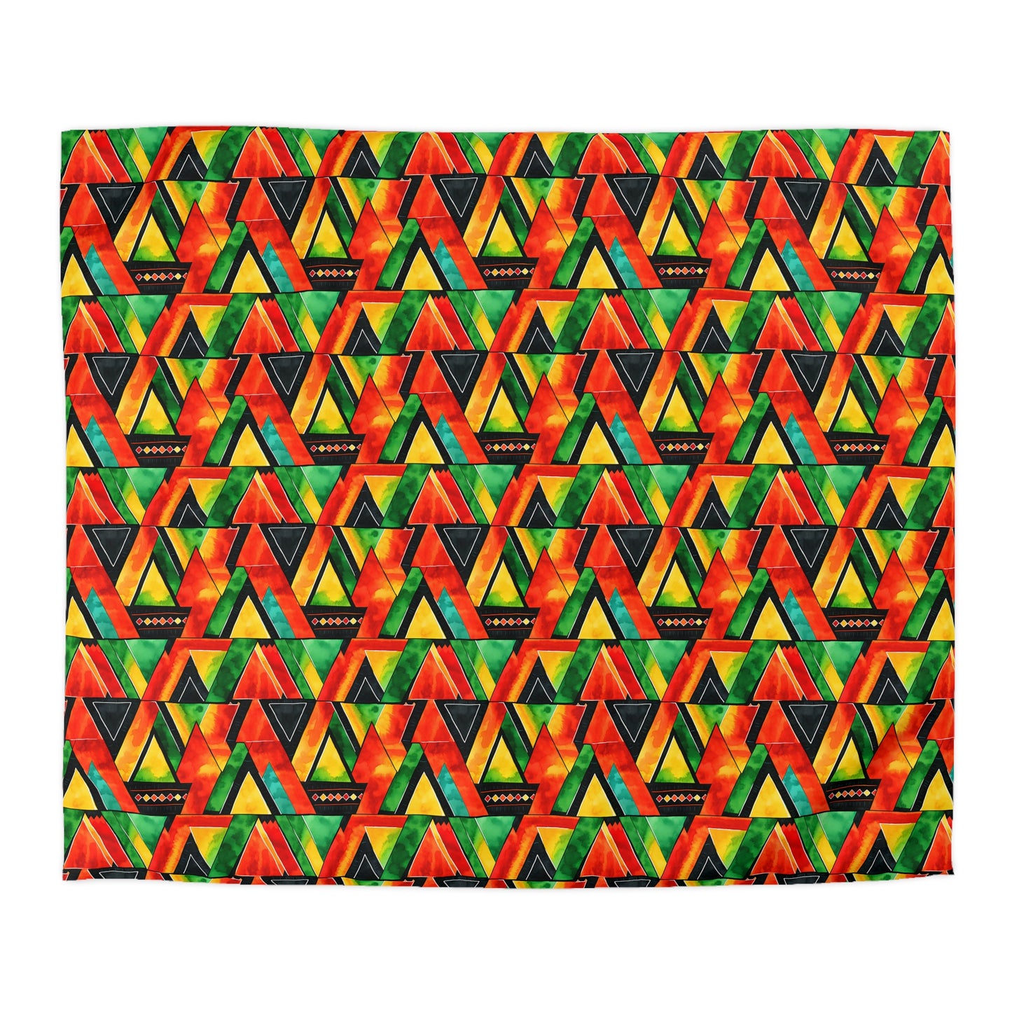 Abundance Vibes Microfiber Duvet Cover