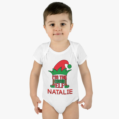 I'm The Cousin Elf Infant Baby Rib Bodysuit