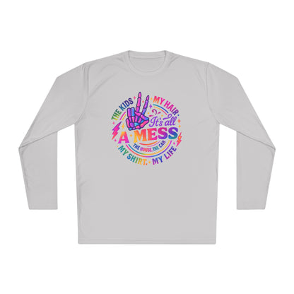 It's All A Mess Adult Long Sleeve Tee