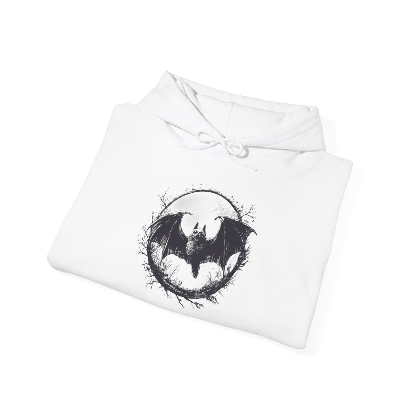 Creepy Bat Heavy Blend™ Hooded Sweatshirt