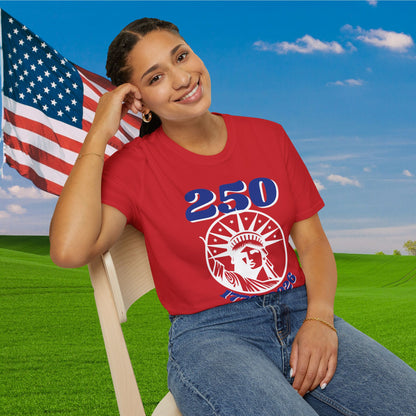 Statue of Liberty 250 1776-2026 Adult T-shirt