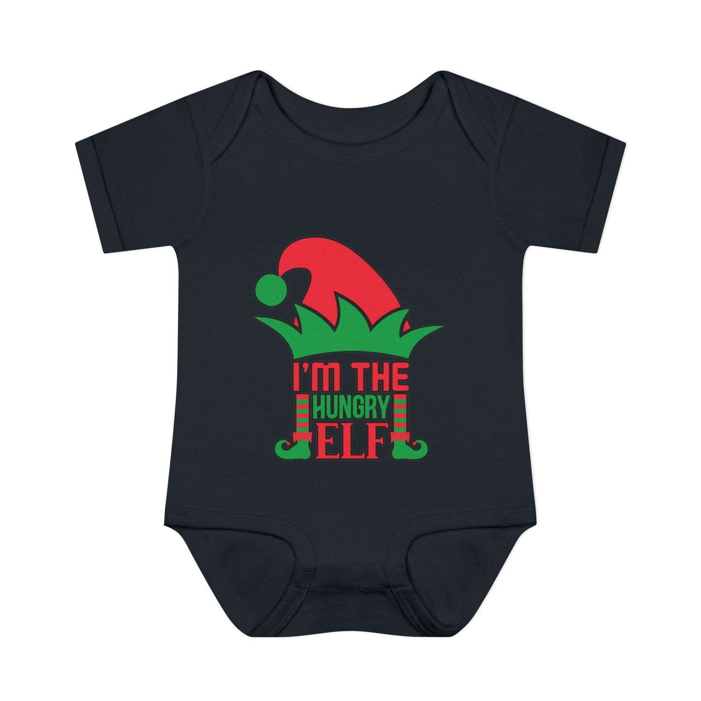 I'm The Hungry Elf Infant Baby Rib Bodysuit