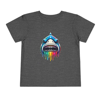Colorful Shark Toddler Tee