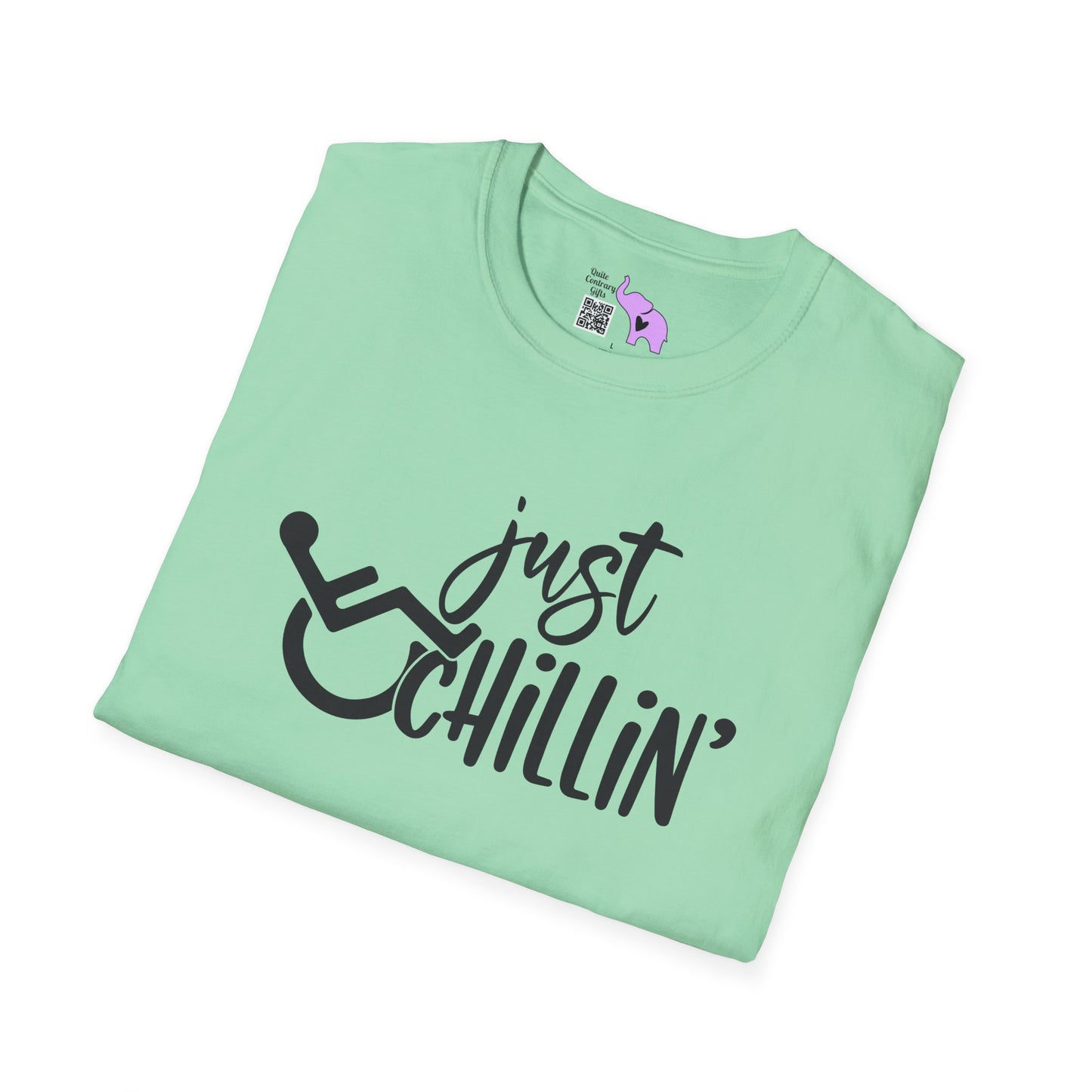 Just Chillin' (Disabled) Adult T-shirt
