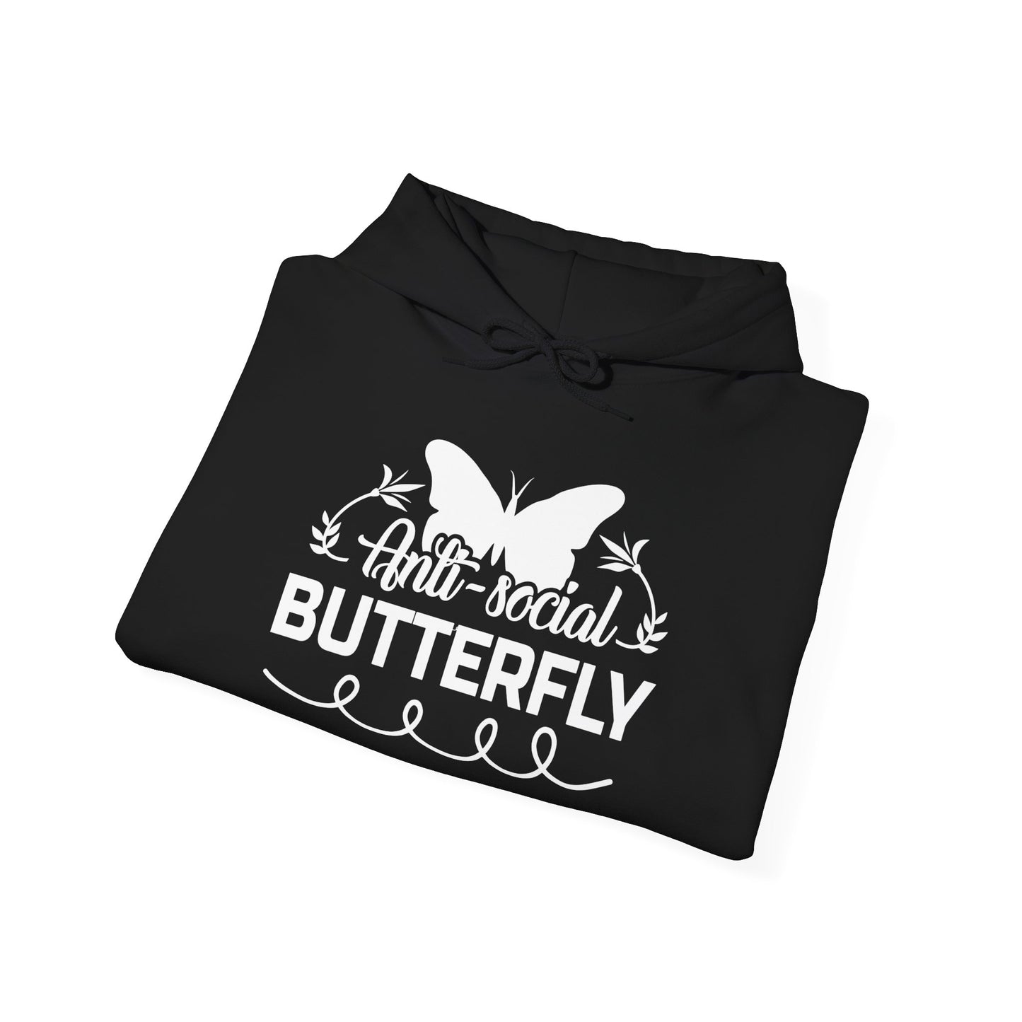 AntiSocial Butterfly Heavy Blend™ Hooded Sweatshirt