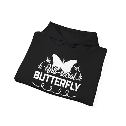 AntiSocial Butterfly Heavy Blend™ Hooded Sweatshirt