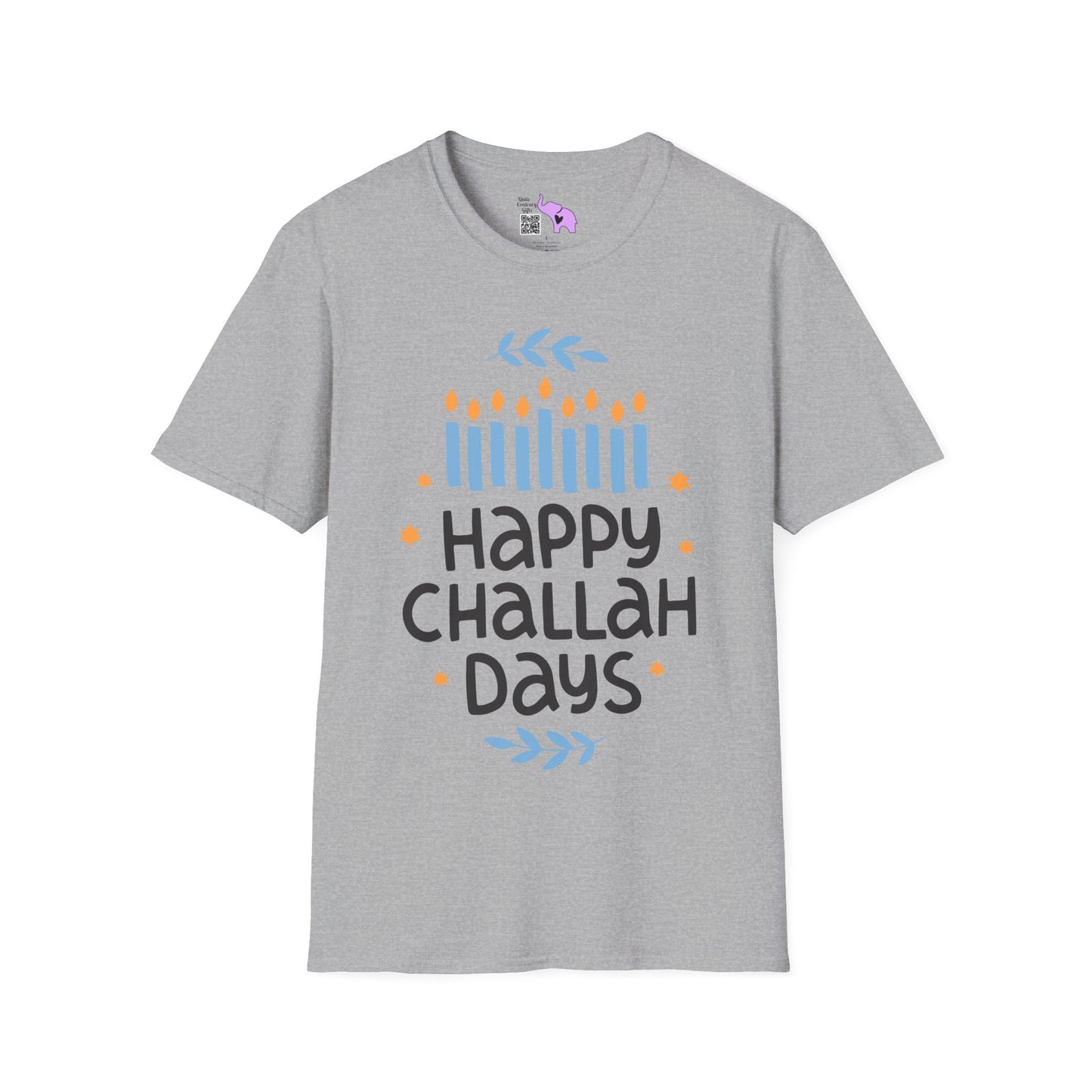 Happy Challah Days Adult T-shirt