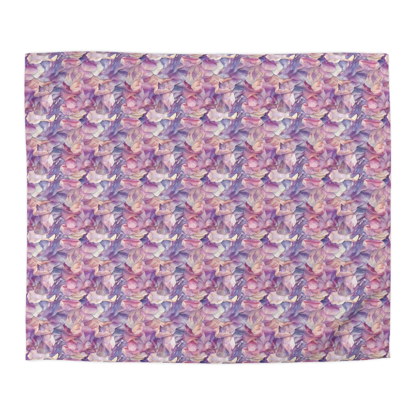 Ethereal Bloomscape Microfiber Duvet Cover
