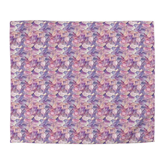 Ethereal Bloomscape Microfiber Duvet Cover