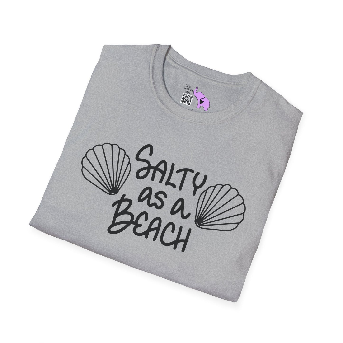 Salty As A Beach Adult T-shirt