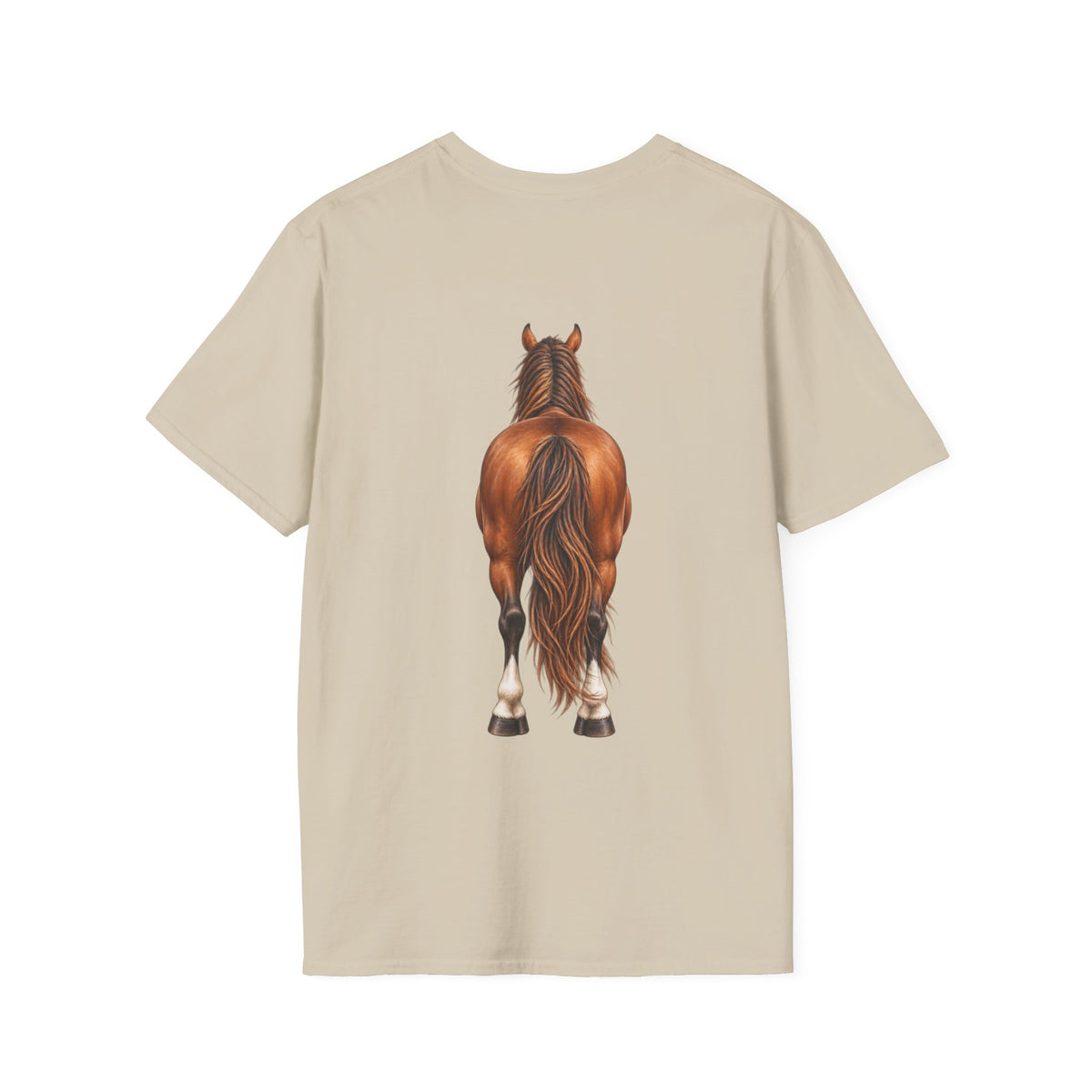 ""Front to Back Horse Lover Adult T-shirt