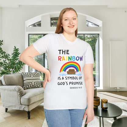 The Rainbow Is A Symbol of God's Promise Adult T-shirt