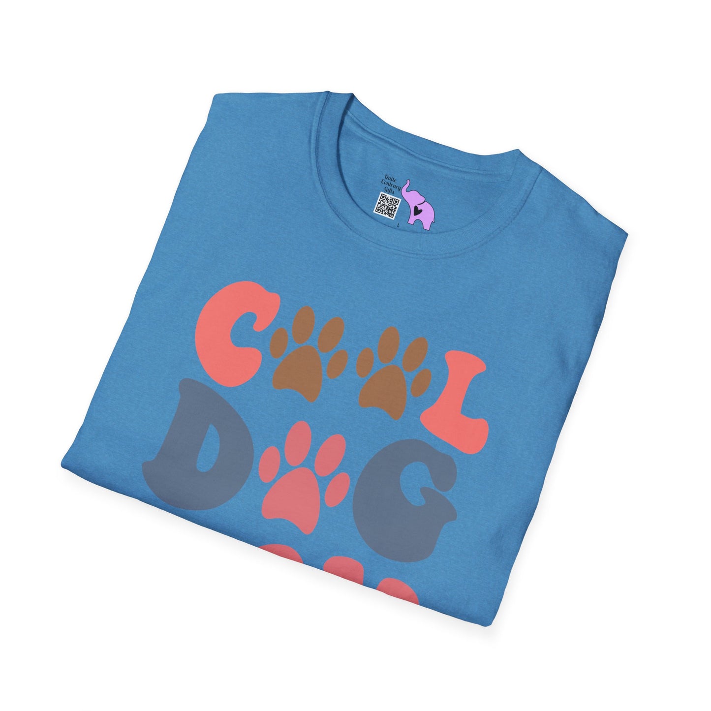 Cool Dog Mom Adult T-shirt