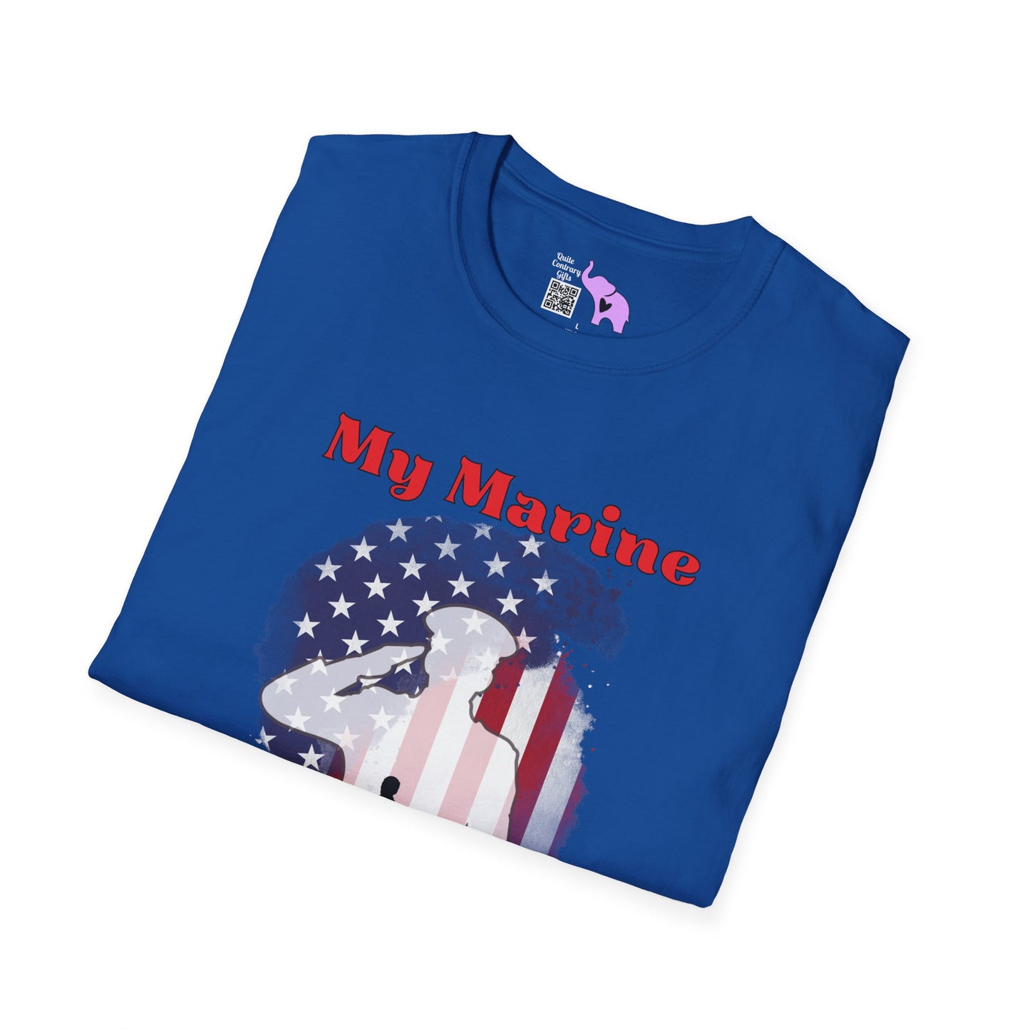 My Marine My Son (Dad) Adult T-shirt