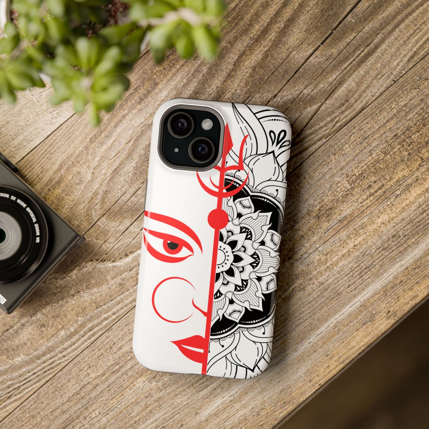 Goddess Durga Mata w/Manala MagSafe® Compatible Tough Case for iPhone