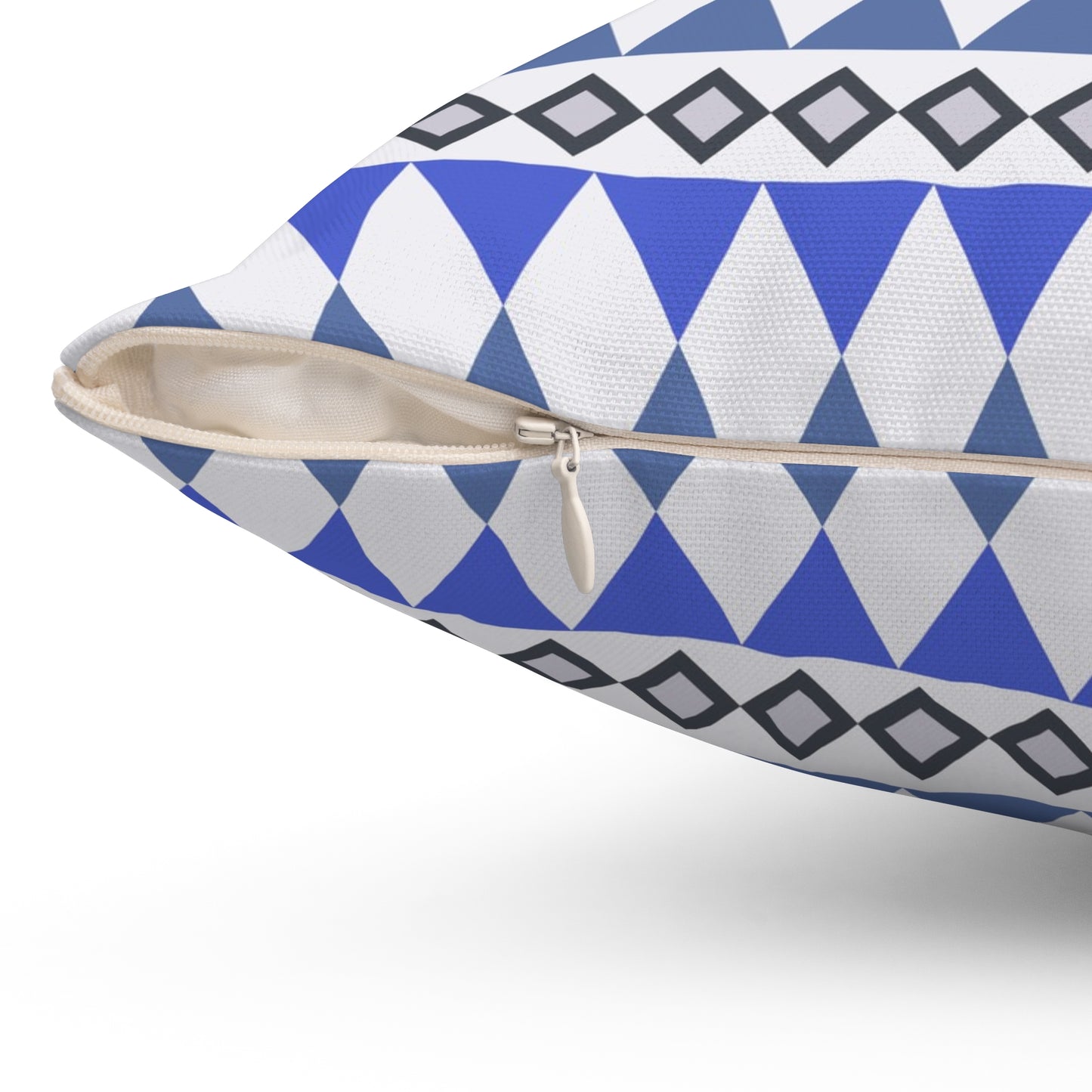 Sapphire Cairn Stripes Throw Pillow