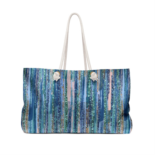 Ocean Drizzle Weekender Bag