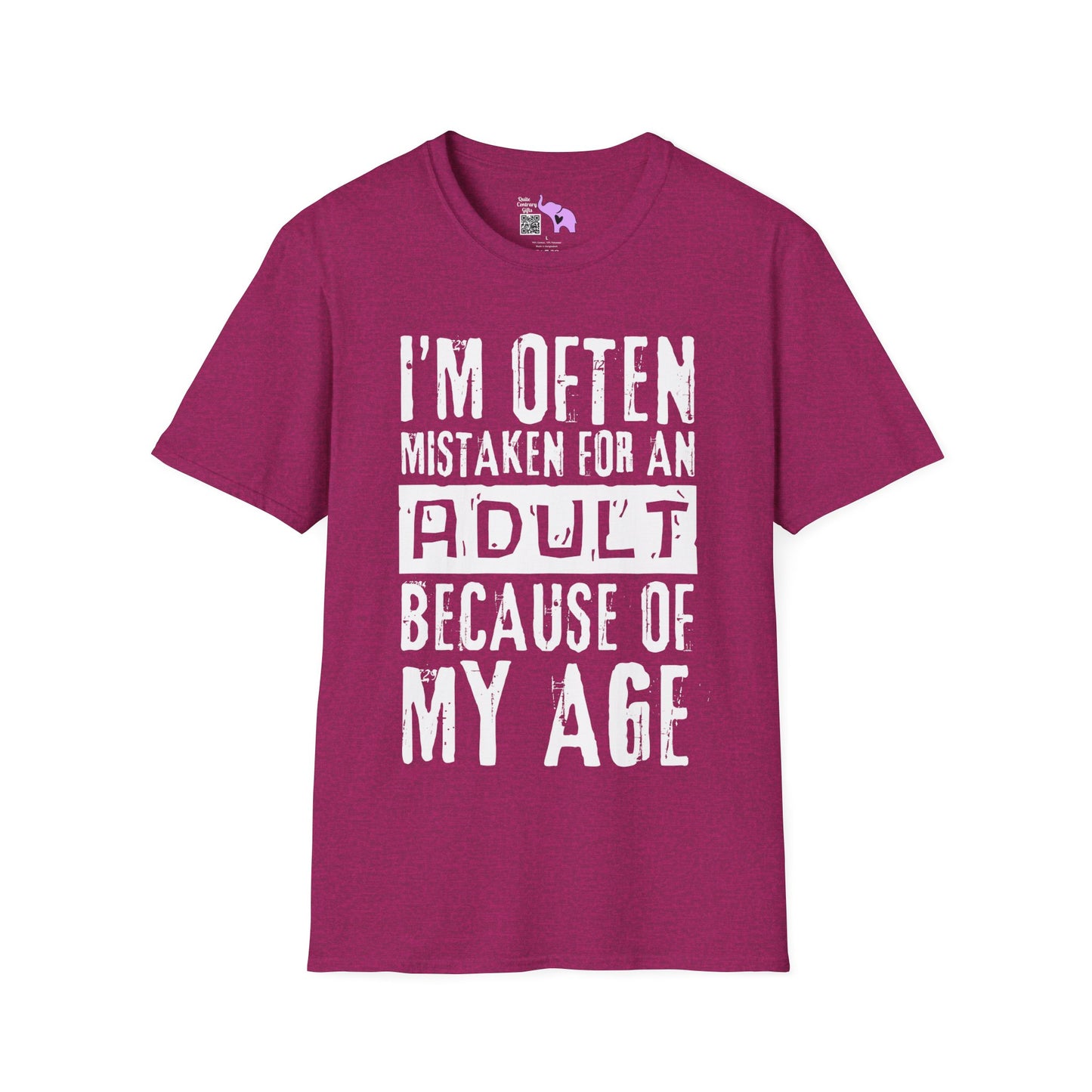 I'm Often Mistaken For An Adult Because Of My Age Adult T-shirt