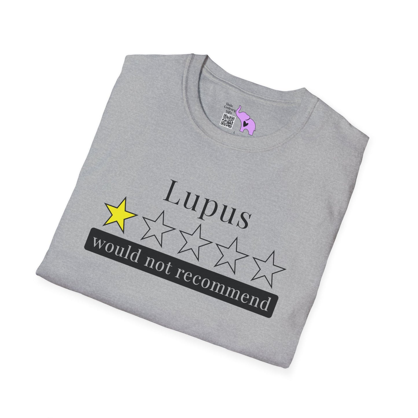 Lupus 1 Star Would Not Recommend Adult T-shirt